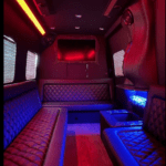 Party bus interior - Allstars Worldwide Limousine